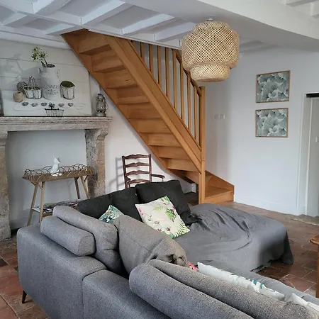Maison De Village Avec Jardin, Parc Prive Et Box Fibre, Animaux Bienvenus, A 15 Min Du Mans - Fr-1-410-333 בית נופש Mézières-sous-Lavardin